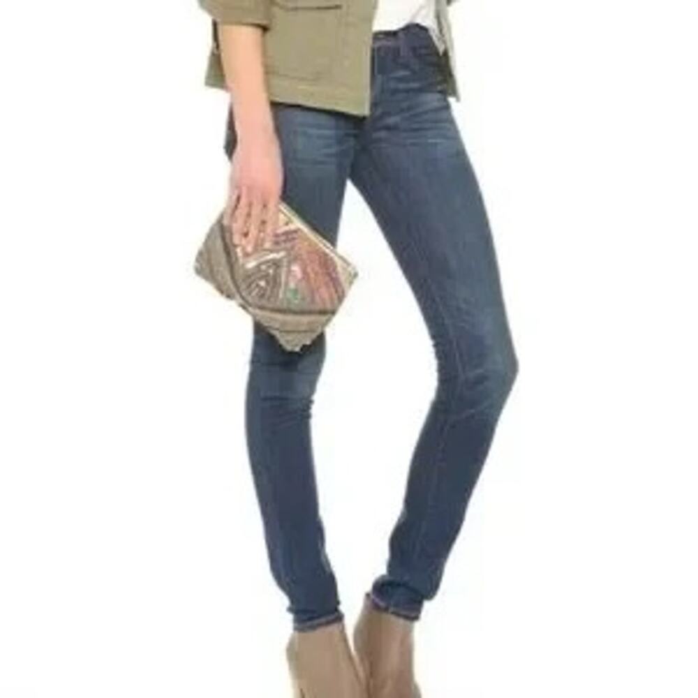 Imogene + Willie Lucy Skinny Denim Jeans Low Rise Stretch Women 24 x 33